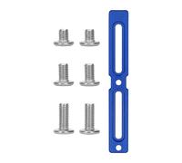 LOVIVER Bike Bottle Cage Adapter Quick Installation Simple Fixed Frame Convenient Water Bottle Cage Mount Holder for Outdoor Riding, Blue 13.3cm