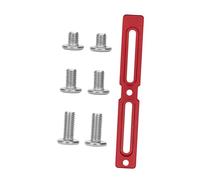 LOVIVER Bike Bottle Cage Adapter Quick Installation Simple Fixed Frame Convenient Water Bottle Cage Mount Holder for Outdoor Riding, Red 13.3cm