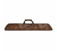 LOVIVER Billiard Cue Bag Cue Holder Cue Carrier with 6 Hole Capacity PU and Polyester Waterproof Construction Reinforced Handle and Shoulder Strap Suitable for tournaments League, Brown