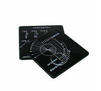 LOVIVER Billiards Pool Aiming Board Practice Tool Cue Ball Angle Layout With Numbered Markers Acrylic Panel Suitable for, Aiming Point And Impact Point Demonstration Compass + Angle Recognition Card