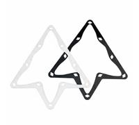 LOVIVER Billiards Positioning Sti Thin Rack Sheet Pool Table Ball Placement Film Racking Template Accessory Suitable for Training Competitive Games Tournaments Practice, 9-Ball R3 6PCS