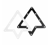 LOVIVER Billiards Positioning Sti Thin Rack Sheet Pool Table Ball Placement Film Racking Template Accessory Suitable for Training Competitive Games Tournaments Practice, 9-Ball R1 6PCS