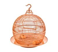 LOVIVER Bird Cage Parakeet Cage,Sturdy,Decoration,European Styles Ventilated Bird House Spherical for Canary Macaw Cockatiels Budgies