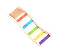 LOVIVER Bird Ladder for Cage Bird Cage Accessory Play Toy Parrot Climbing Ladder Parrot Perch for Conures Budgie Budgies Mice Finches