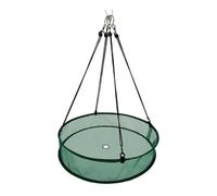 LOVIVER Bird Seed Catcher Tray, Seed Hoop, Practical Hanging Hoop, Garden Accessories for Bird Feeder, Birds Lover, Bee Feeder, Green