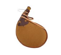 LOVIVER Bota Bag Bottle Pouch Compact Lightweight Wineskins Wine Pouch for Transporting Water Hiking Bicycling Cosplay Events Camping, 45cm Brown