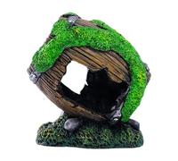 LOVIVER Broken Barrel Aquarium Decoration Statue Resin Art Crafts, Decorative, Micro Landscape Decor Figurine for Lawn Courtyard Yard
