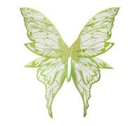 LOVIVER Butterfly Wings Princess Wing Fairy Wing for Adults Halloween Stage Performance Festival, Angel Wings Princess Fancy Dress Up Costumes for Halloween Birthday Chrismas Party Cosplay, Green