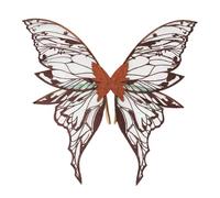 LOVIVER Butterfly Wings Princess Wing Fairy Wing for Adults Halloween Stage Performance Festival, Angel Wings Princess Fancy Dress Up Costumes for Halloween Birthday Chrismas Party Cosplay, Brown