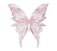 LOVIVER Butterfly Wings Princess Wing Fairy Wing for Adults Halloween Stage Performance Festival, Angel Wings Princess Fancy Dress Up Costumes for Halloween Birthday Chrismas Party Cosplay, Pink