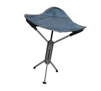 LOVIVER Camping Stool Portable Folding Stool Lounge Small Foldable Chair Slacker Chair for Garden Patio Outdoor Queuing Traveling BBQ, Gray