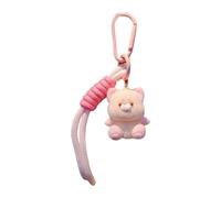 LOVIVER Cartoon Keychain Decor Flocking Doll Keyring for Traveling Party Favors Tote Bag