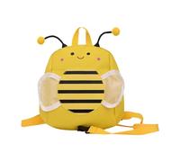 LOVIVER Cartoon Kids Bee Backpack Cute Knapsack for Trips Camping Holidays Outdoor Party, Yellow