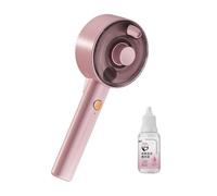 LOVIVER Cat Hair Comb Pet Hair Removal Comb with Water Tank Self Cleaning Massage Pet Spray Massage Comb Hair Comb Brush for Shedding, Pink and Essence 25ml