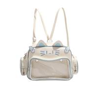 LOVIVER Cat Ita Bag Pins Purse Handbag Women Shoulder Bag for Cosplay Anime Figure Party, Blue