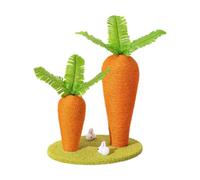 LOVIVER Cat Scratching Post Cat Climbing Tree Carrot Shape Furniture Protector Cat Claw Scratcher Large Cat Toy Scratcher for Playing