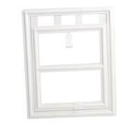 LOVIVER Cat Screen Door Flap Opening Heavy Duty Universal Easy Install Thickened Versatile Partition Mesh for Small Medium Sized Pets, white