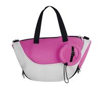 LOVIVER Cat Showering Bag Cat Grooming Bag Multifunctional Cat Bathing Bag Cat Washing Bag for Manicure Nail Cutting Oral Examination, white rose red
