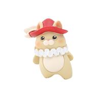 LOVIVER Cat Statue Cute Animal Figurines Multipurpose Planter Pot Hanger Decoration Hanging Cat Sculpture for Flower Pot Garden Decor, knight cat