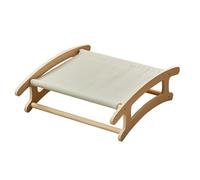 LOVIVER Cat Wooden Hammock Bed Pet Bed Pet Cot Comfortable Freestanding Cozy Sleeping Bed Cat Dog Bed for Small Pet Small Dogs