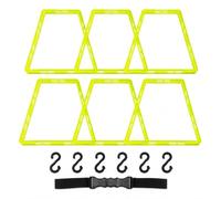 LOVIVER Children Agility Kids Agility Circle Training Ladder Speed Balance PP frame for quick step patterns and cardio exercise suitable for sports camps family fitness