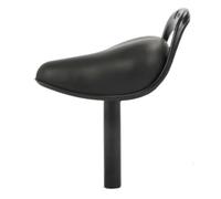 LOVIVER Children Bike Saddle Cushion Seat Toddler Cycle Seat With Rear Handle Smooth Outer Surface Suitable for balance bikes small pedal bikes early practice outdoor, Black, M