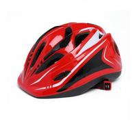 LOVIVER Children Sports Headgear Skate Helmet Construction Adjustable Rear Dial Internal Foam Padding Lightweight Body Suitable for Scootering Roller Skating, Red, S08