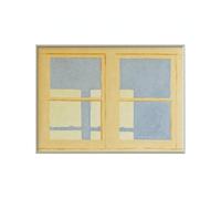 LOVIVER Clear and Bright Breaker Box Cover | Modern Geometric artistic design, Textured Oil-Canvas, Electrical Panel Cover, for Living Room, 45x55cm, Style C