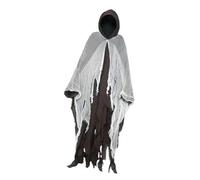LOVIVER Cloak with Hood Accessories Horror Witch Cape for Unisex Adult Man Women, Coffee