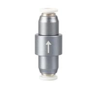 LOVIVER CO2 Line Tubing Regulator Air Valve Aquarium Stop Valve Single Way CO2 Drop Checker for CO2 Equipment