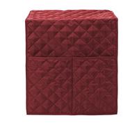 LOVIVER Coffee Maker Appliance Cover Kitchen Appliance Covers Espresso Machine Quilted Protective Cover, red