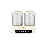LOVIVER Compact Portable Laundry Appliance With Clear Indicator Panel And Separate Tubs Suitable for apartments dorm rooms small, Off-white, One Machine With Two Durable Cups English Version