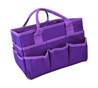 LOVIVER Craft Organizer - Large Compartment 600D Grocery Shopping Tote Bag, 33cmx15cmx22cm