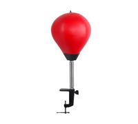 LOVIVER Desktop Punching Bag Workout with Clamp for Men Friends Heavy Duty for Kids Adults Training Equipment Speed Bag Party Favors, red