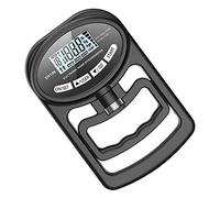 LOVIVER Digital Hand Strength Measurement Durable Multipurpose Hand Grip Measuring Tool Portable Grip Strength Meter for Fitness Sport Accessories, Black