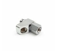 LOVIVER Diving Pressure Adapter Scuba High Pressure Splitter 1 To 2 Connector Rotatable 360 Degree Chrome Brass For Divers Suitable for gear setup underwater use pre dive checks