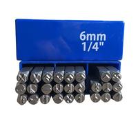 LOVIVER DIY Gothic Steampunk Rune Stamp Alphabet Crafting Stamps Engraving 6mm Metal Stamping Tool Set