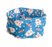 LOVIVER Dog Cooling Bandana Cooling Pet Scarf Adjustable Costume Soft Clothing Neck Wrap Summer Collar for Outdoor Indoor Hot Weather, Blue and M