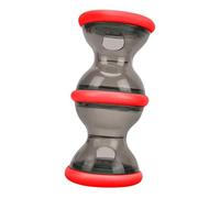 LOVIVER Dog Puzzle Toy Tumbler Leaking Food Toy Rolling Educational Dog Puzzle Slow Feeder Slow Feeder Bowl for Stimulates Puppy Cat, Red