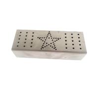 LOVIVER Dog Scent,Aluminum Train Container Portable Brain Game Smell Training Scent Work for Adults Dog Outdoor, Star 15x6x4cm