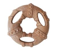 LOVIVER Dog Toy Indestructible Toy Travel Use Bite Resistant Indoor Outdoor Puppy Playing Aggressive Chewer Tooth Cleaning, 9.5cmx3cmx9.5cm