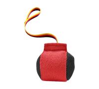 LOVIVER Dog Tug Toy Interactive Toy,Lightweight,Sturdy,Tear Resistant,Pull Toy,Bite Training for Puppy Pet Small Medium Dog Supplies, Red Black