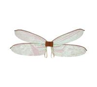 LOVIVER Dragonfly Wing Fairy Wing for Halloween Performance Photo Props Carnival Holiday, coffee color