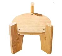 LOVIVER Drink Dispenser Stand Beverage Dispenser Support Multifunction Sturdy Practical Wooden Round Base for Festival Events Celebration Bar