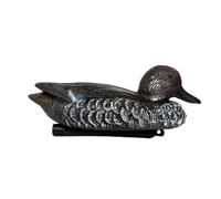 LOVIVER Duck Decoy 3D Mallard Ornament with Authentic Feather Texture PE Construction Waterproof Sun Coating Suitable for Hunting Pond Decor Backyard Placement, Brown Female