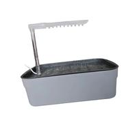 LOVIVER Electric Bird Bathtub Shower, Automatic Pet Bird Bath with USB Cable, Parrot Automatic Bathing Box for Cockatiel, Budgie, Gray