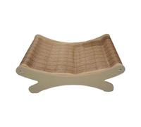 LOVIVER Elevated Cat Bed Kitten Scratching Bed Playing Lying Couch Scratcher recliner for Puppy Kitten Pet Furniture All Ages of Cats, Polyester