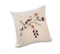LOVIVER Embroidery Pillow Covers Kits Cushion Cover DIY with Pattern Sewing Supplies Easy to Use Unfinished Gift for Beginners Adults, B