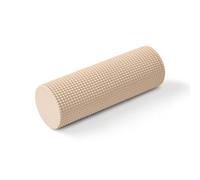 LOVIVER Eva Foam Roller Massage Roller Exercise Roller Fitness Cylinder with Cylindrical Shape and Traction for Back and Leg Rolling Suitable for Athletes, Brown, 30 10 10cm
