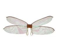 LOVIVER Fairy Costume Dragonfly Pixie Elf Translucent Lattice Mesh With Secure Shoulder Loops Suitable for Cosplay Festivals Stage Performances Photo Shoots, Brown, style to 1